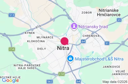 Voir sur Google Maps : Nitra, Slovaquie, nouvel onglet