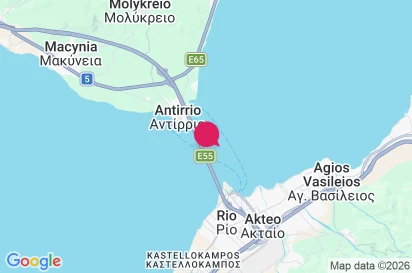 Voir sur Google Maps : Pont Rion – Antirion, nouvel onglet